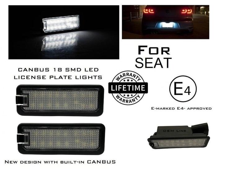LED Kentekenverlichting voor Seat, Autos : Divers, Tuning & Styling, Enlèvement ou Envoi