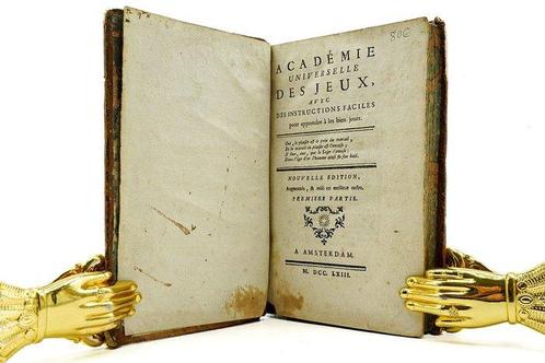 Collectif - Académie Universelle des Jeux - 1763, Antiek en Kunst, Antiek | Boeken en Manuscripten
