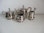 Koffiepot, Suikerpot, Milk jug, tea spoons and holder (10) -