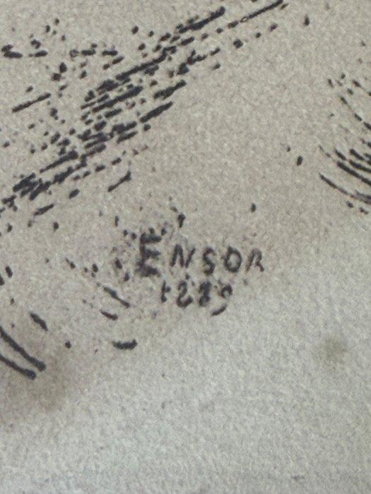 James Ensor (1860-1949) - De molen van Mariakerke, Antiquités & Art, Antiquités | Autres Antiquités