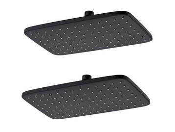 Veiling - 2x Beaux hoofddouche rechthoekig 29x18cm Port mat beschikbaar voor biedingen