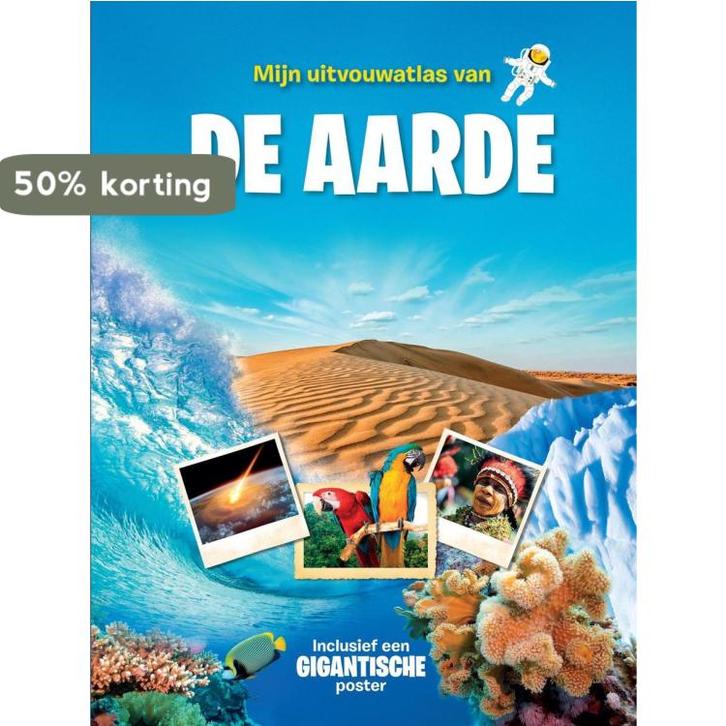 Mijn uitvouwatlas van de aarde 9789463048279, Boeken, Kinderboeken | Baby's en Peuters, Gelezen, Verzenden