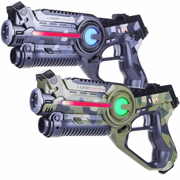 Light Battle Active Lasergun set - 2 Laser game pistolen, Kinderen en Baby's, Speelgoed | Buiten | Actiespeelgoed, Nieuw, Ophalen of Verzenden