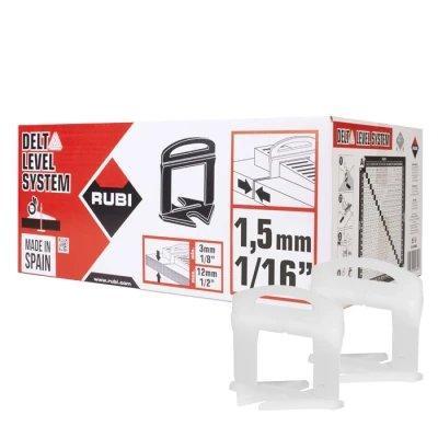 Rubi Levelling Clips 2400 stuks 1,5 mm, Doe-het-zelf en Bouw, Gereedschap | Handgereedschap, Verzenden