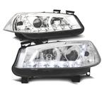 PHARES POUR RENAULT MEGANE 02-05 DAYLIGHT LED FOND CHROMÉ, Auto-onderdelen, Verlichting, Verzenden, Nieuw