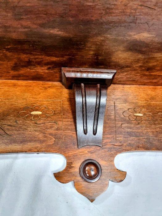 Étagère - Bois dur - Étagère Jugendstil Nuss, Antiek en Kunst, Kunst | Designobjecten