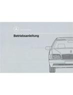 1992 MERCEDES BENZ S KLASSE INSTRUCTIEBOEKJE DUITS