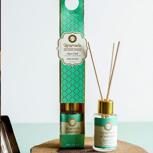Ayurveda Mini Geurstokjes Aqua Oud (Pitta) 30 ml - Song of, Sport en Fitness, Gezondheidsproducten en Wellness, Ophalen of Verzenden