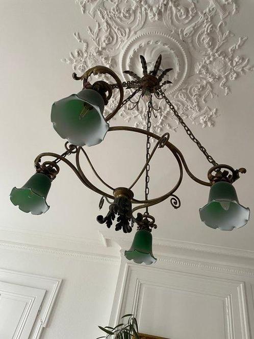 Kroonluchter - Brons, Antiek en Kunst, Kunst | Designobjecten