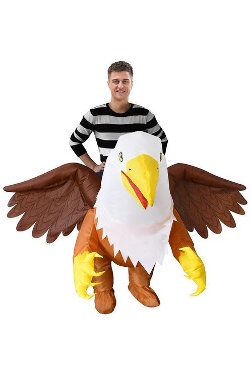 KIMU® Opblaas Kostuum Griffioen Adelaar Opblaasbaar Pak Voge, Kleding | Heren, Carnavalskleding en Feestkleding, Nieuw, Ophalen of Verzenden