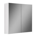 Badkamerkast Cuba 80 x 16 x 70 cm Wit Spiegelkast Badkamer, Verzenden, Nieuw