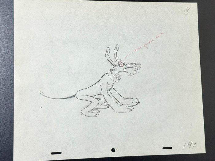 Walt Disney - Pluto Productietekening (1951) - Plutopia,, Collections, Disney