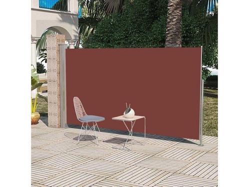 vidaXL - Tuinscherm - uittrekbaar - 160x300 - cm - bruin, Tuin en Terras, Tuinschermen, Nieuw, Verzenden