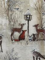 Elegante kerst patchwork-thema stof herten en bamby -, Nieuw