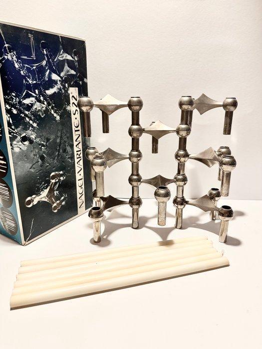 Nagel Konzept - Werner Stoff - Kandelaar S22 (8) - Chroom -, Antiek en Kunst, Antiek | Meubels | Stoelen en Sofa's