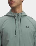 Under Armour Vibe Woven Jacket-Grn 348 - Maat SM, Under Armour, Nieuw, Ophalen of Verzenden, Groen