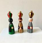 Kerstbeeldje (3) - Heilige 3 Könige - Hout, Diversen, Nieuw