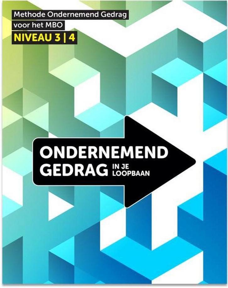 Ondernemend gedrag in je loopbaan niveau 3-4 / Ondernemend, Livres, Livres scolaires, Envoi