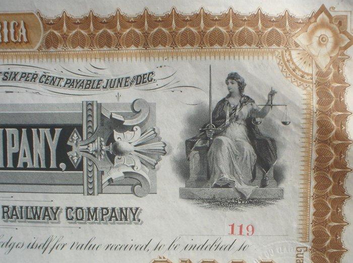 Paper - Jouet 19x US, 1x Pine Creek Railway Comp 1000$ Bond,, Antiek en Kunst, Antiek | Speelgoed