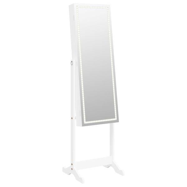 Sieradenkast met Spiegel Wit | LED Verlichting | -60% | O..., Huis en Inrichting, Kasten | Vitrinekasten, 25 tot 50 cm, Nieuw