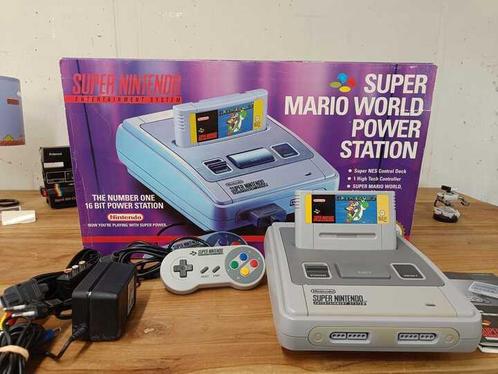 Super Nintendo Starter Pack - Super Mario World Edition, Consoles de jeu & Jeux vidéo, Consoles de jeu | Nintendo Super NES, Envoi