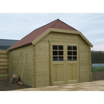 Cottage poolhouse in hout - limerick geimpregneerd2980 x beschikbaar voor biedingen
