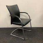 complete set 4 stuks Aspa/Klöber vergaderstoelen, zwart, Huis en Inrichting, Stoelen, Gebruikt, Zwart