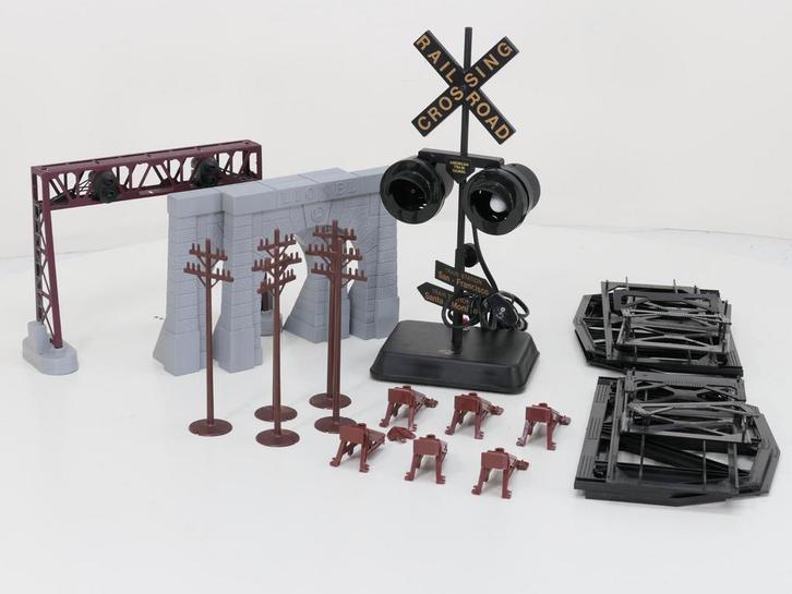 Schaal 0 scenery set met extras #8454 (0 (1:45)), Hobby en Vrije tijd, Modeltreinen | Overige schalen, Brug, Tunnel of Gebouw