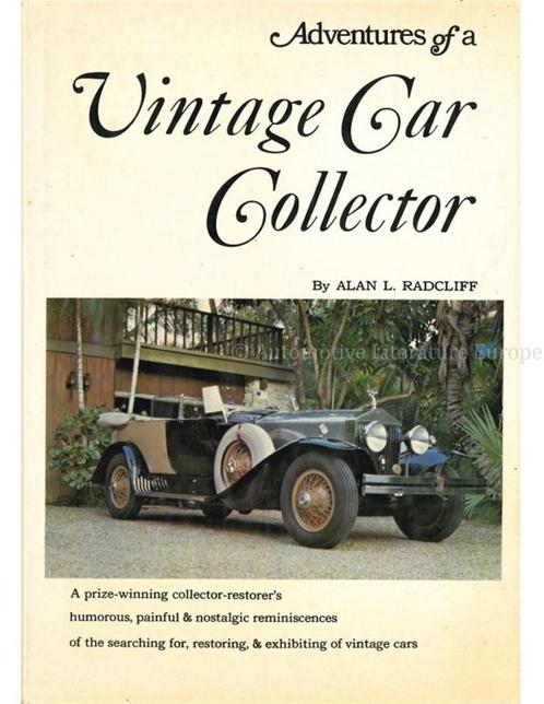 ADVENTURES OF A VINTAGE CAR COLLECTOR, Livres, Autos | Livres