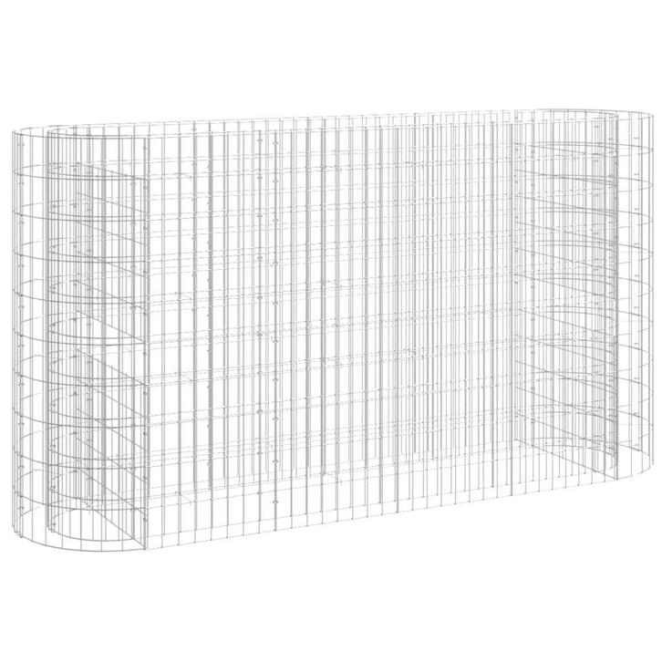 Gabion plantenbak 190cm | Retour Deal, Tof Prijsje!, Tuin en Terras, Bloembakken en Plantenbakken, 60 cm of meer, 100 cm of meer