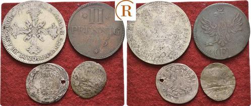 Lot 4 munten ab 20 Kreuzer 1770 Frankfurt Stadt:, Timbres & Monnaies, Monnaies | Europe | Monnaies non-euro, Envoi