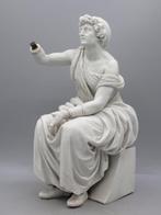 Figure - Classical lady - Biscuit de porcelaine, Antiquités & Art