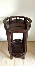 Bijzettafel - Teak - Hoge plantentafel tafel