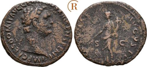 As Rom Antike Roemisches Kaiserreich: Domitian, 81-96:, Postzegels en Munten, Munten en Bankbiljetten | Verzamelingen, Verzenden