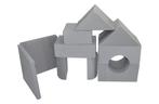 Foam blokken - soft play - ITAKA - 9 delig - grijs, Kinderen en Baby's, Ophalen of Verzenden, Nieuw