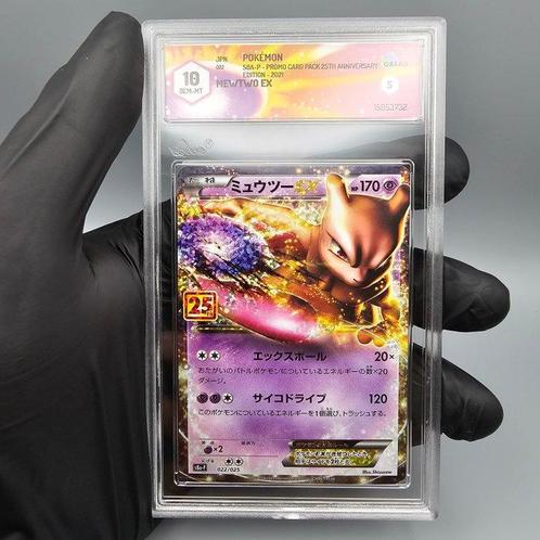 Graded card - Mewtwo Ex -> 25th Anniversary - Graad 10, Hobby en Vrije tijd, Verzamelkaartspellen | Pokémon