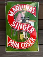 Singer - Enseigne en émail - Panneau publicitaire - Émail, Antiek en Kunst