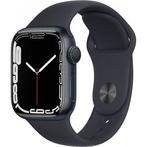 Apple Watch Series 7 41mm LTE Zwart | LTE | GARANTIE, Handtassen en Accessoires, Overige Accessoires, Ophalen of Verzenden, Zo goed als nieuw