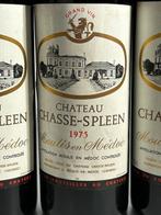 1975 Château Chasse-Spleen - Moulis-en-Médoc - 6 Flessen, Verzamelen, Wijnen, Nieuw
