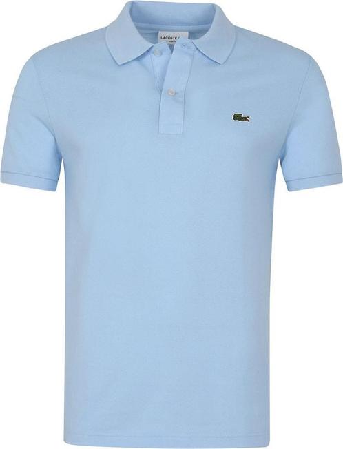 Lacoste Pique Poloshirt Lichtblauw maat Maat 52/54 (L) Heren, Kleding | Heren, Polo's, Nieuw, Maat 52/54 (L), Verzenden