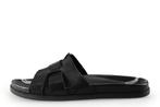 Manfield Slippers in maat 43 Zwart, Kleding | Heren, Schoenen, Slippers, Manfield, Verzenden, Zwart