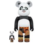 Medicom Toy Be@rbrick - 400% & 100% Bearbrick Set - Po (Kung