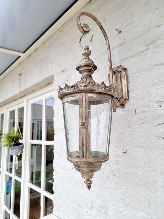Lantaarn - Glas, Metaal, IJzer, Antiek en Kunst, Kunst | Designobjecten