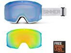 Sinner BOREAS - Skibril - Sintrast® lenzen - Wit, Verzenden