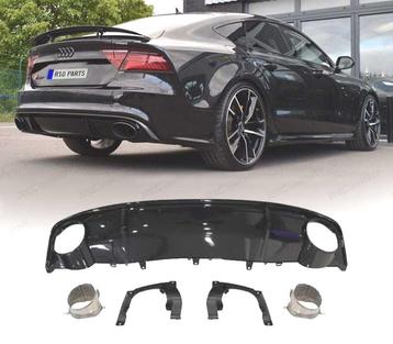 DIFFUSEUR AUDI A7 16-18 LOOK RS7 + EMBOUTS DECHAPPEMENTS NO, Verzenden