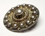 925 Zilver - Broche - Antique Filigree, Antiek en Kunst