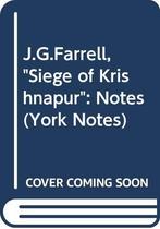 J.G.Farrell, Siege of Krishnapur: Notes (York Notes),, John Riddy, Verzenden