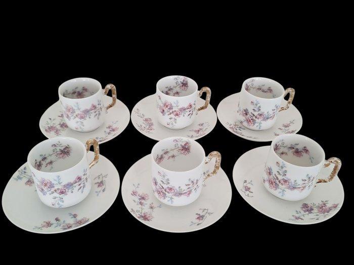 Bernardaud & Co. Limoges - Bernardaud - Koffieservies voor 6, Antiek en Kunst, Antiek | Meubels | Tafels