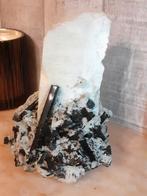 Large Specimen Black Tourmaline with Feldspar 15 cm high ! s, Collections, Minéraux & Fossiles, Verzenden