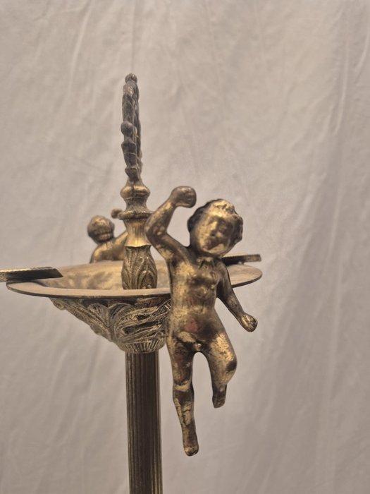 Cendrier - Antieke Franse Messing met Cherubijnen (Putti) in, Antiek en Kunst, Curiosa en Brocante
